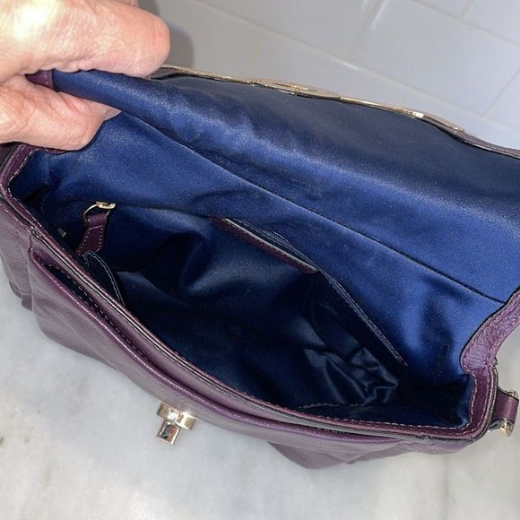 Coach Madison Sadie Flap Leather Crossbody Convertible Satchel Bag - Picture 14 of 16